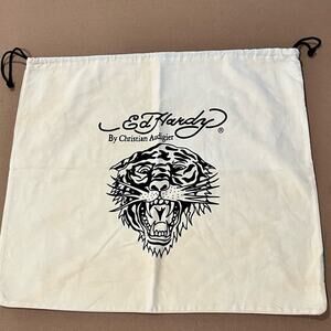 Ed Hardy tiger dustbag Extra large 18 x 20.5” for shoes or purse or clothes